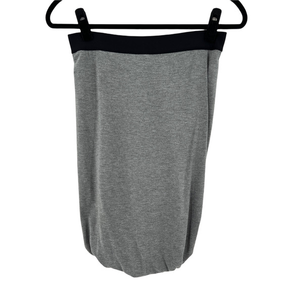 T by Alexander Wang Grey Gathered Hem Skirt - Picture 8 of 8